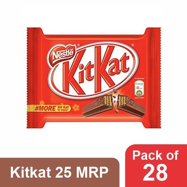 KitKat 25 MRP Chocolate (Pack Of 28)