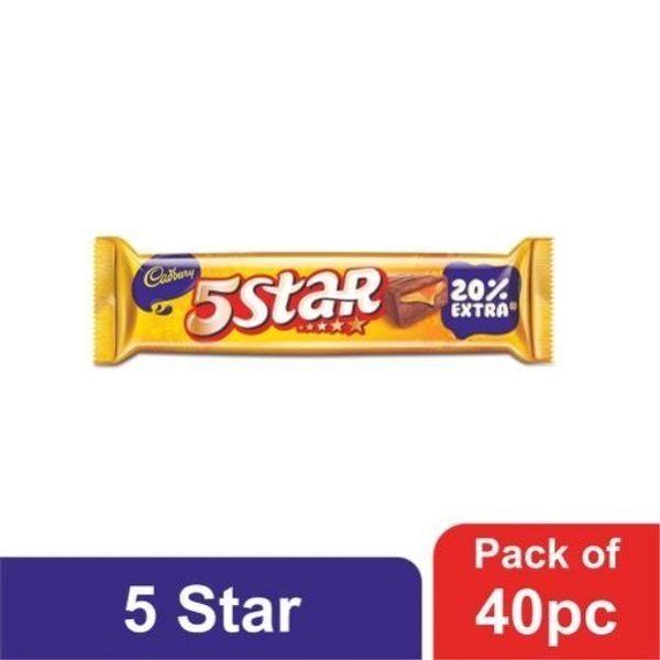 Cadbury 5 Star Chocolate  10/-*40 Pcs