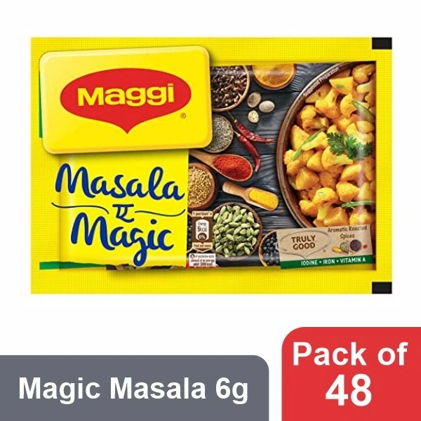 nestle Maggi Masala 5 MRP ( offer pack 50 pcs.+ 10 pcs free)