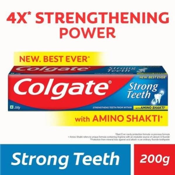 Colgate Strong Teeth Cavity Protection Toothpaste, 200 GM. - + 36 Pcs