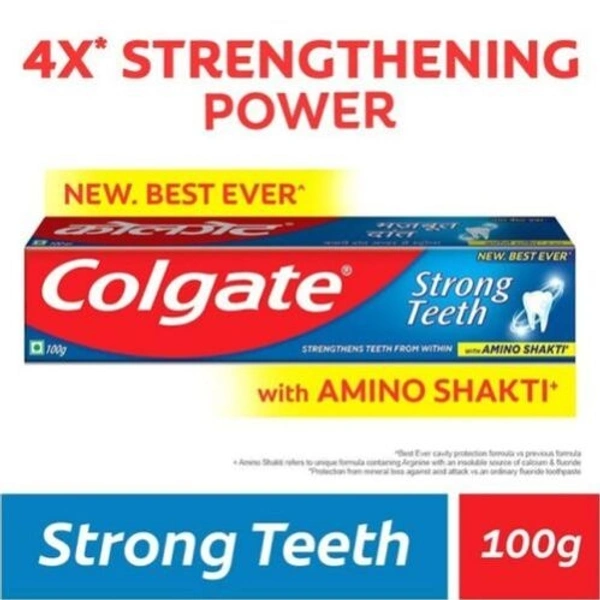 Colgate Strong Teeth Cavity Protection Toothpaste, 100 GM. - 