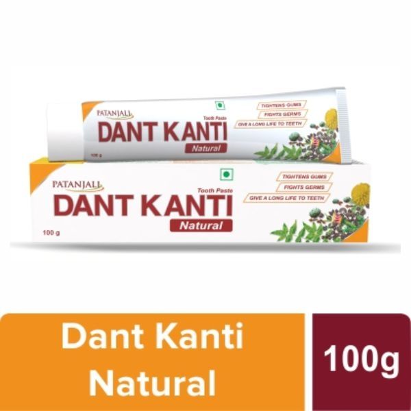 Patanjali   Dant Kanti Tooth Paste 100Gm  - 100gm, + 60 Pcs