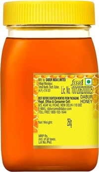 Dabur Honey - 250g  | 100% Pure | World's No.1 Honey Brand with No Sugar Adulteration
