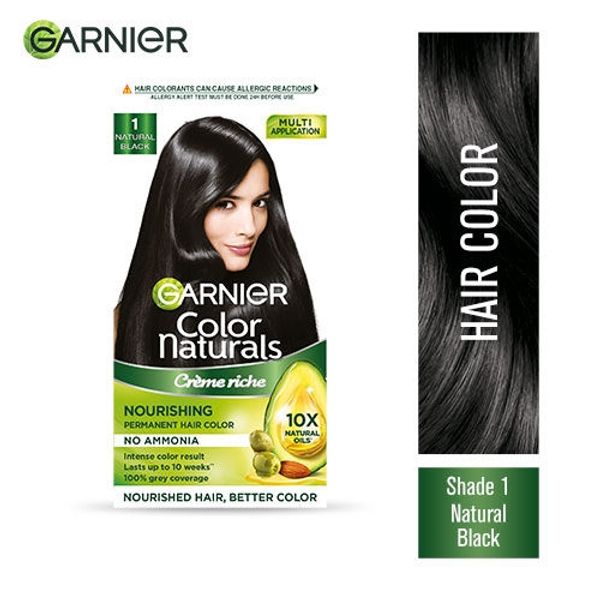 Garnier Color Naturals No Ammonia Permanent Hair Color 1 - Natural Black