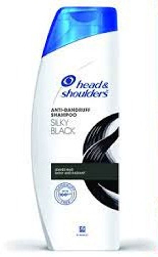 Head & Shoulders , Anti Dandruff Shampoo, Silky Black, 180 ML