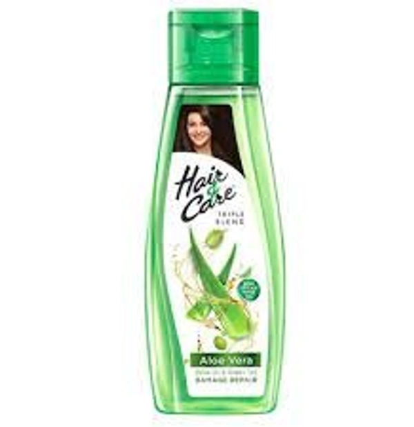 HAIR & CARE with Aloe Vera, Olive Oil & Green Tea  Hair Oil, 200Ml.