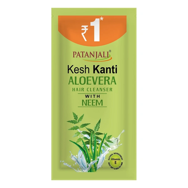 KESHKANTI HAIR CLEANSER ALOEVERA 6 ML By: PATANJALI - 1 mala