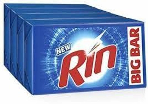 HUL RIN Detergent Bar - 250 g (Pack of 4, )