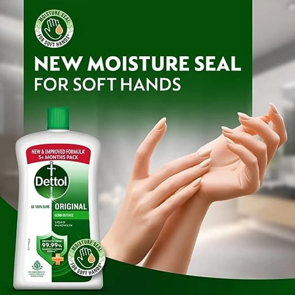 Dettol Original Liquid Soap Jar, 900 ml