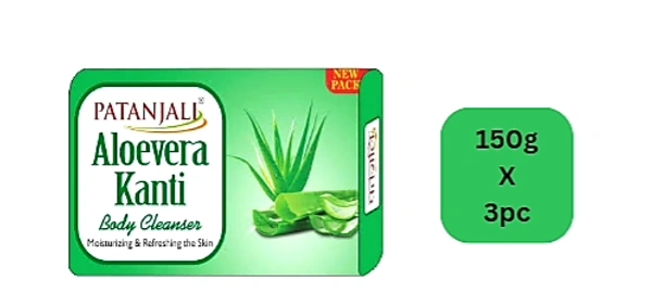 Patanjali Aloevera Kanti Body Cleanser 450 Gm.