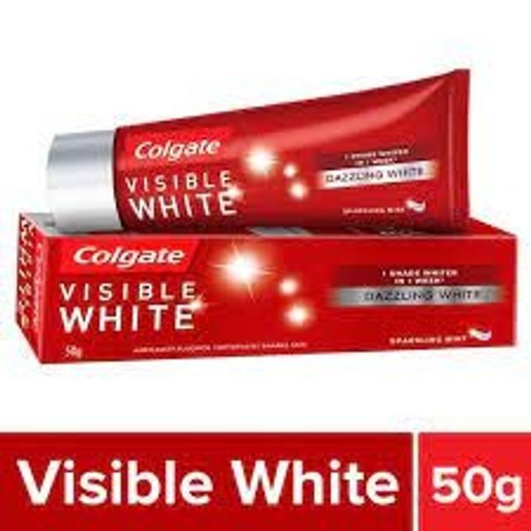 colgate Colgate Toothpaste Visible White Sparkling Mint - 50 g (Whitening)