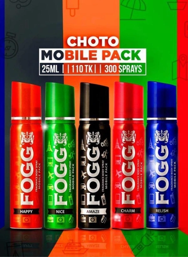 FOGG  Body Spray for Unisex, 25 ml - PUNCH