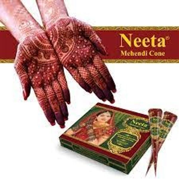 Neeta Natural Henna Mehandi Cone ( 12 PCS IN PACK)