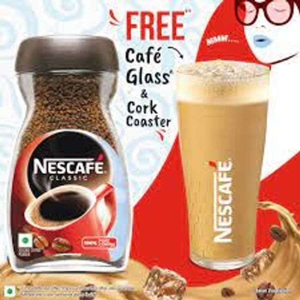 Nescafe Coffee 200GM. WITH GLASS - 1 pcs