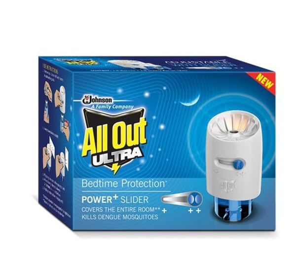  All Out Ultra Power+ Slider Mosquito Repellent Refill With Machine + 45Ml, liquid