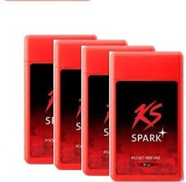 KS Spark plus Pocket Perfume 18ml-Pack of 12