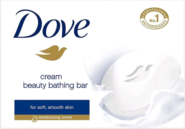 HUL Dove cream beauty bathing bar 75g, (3 Pcs × 50 Gm.)