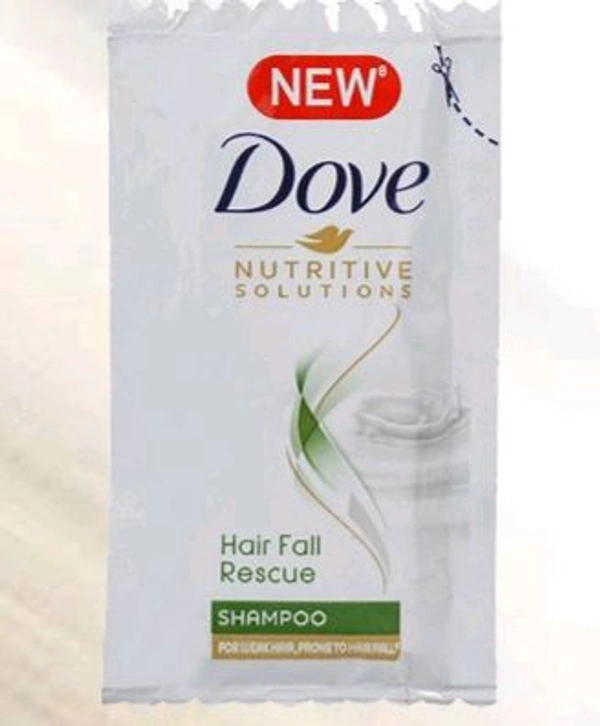 Dove  Shampoo Pouch MRP RS 2/-(960 PCS IN CASE) - 960 PCS IN CASE, 1 Case, . Hair Fall