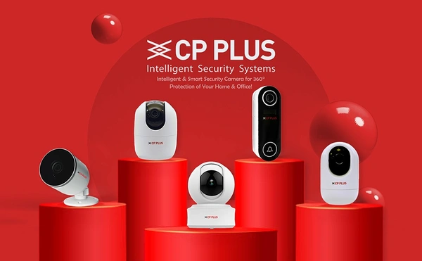 CP PLUS CP Plus 1080P Full HD Smart WiFi Camera |360° with Pan & Tilt | View and Talk | Motion Alert | Night Vision |SD Card (Up to 128 GB) |Alexa and Google Support | IR Distance 10 MTR | CP-E25A