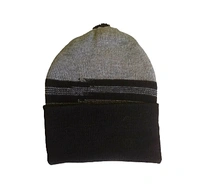 Denim Winter cap For Men - dark grey , medium 