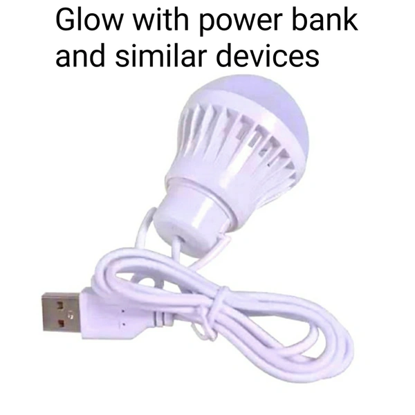 USB Bulb 6500k Cool White  - white , medium 