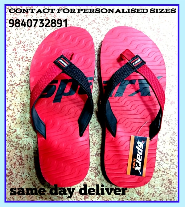 Men's Slipper  - Red, 8/9/10/11