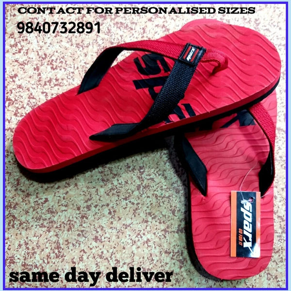 Men's Slipper  - Red, 8/9/10/11