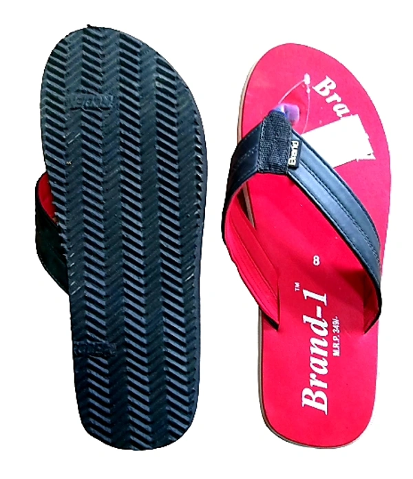 Brand 1 Men's Slipper - red, 8