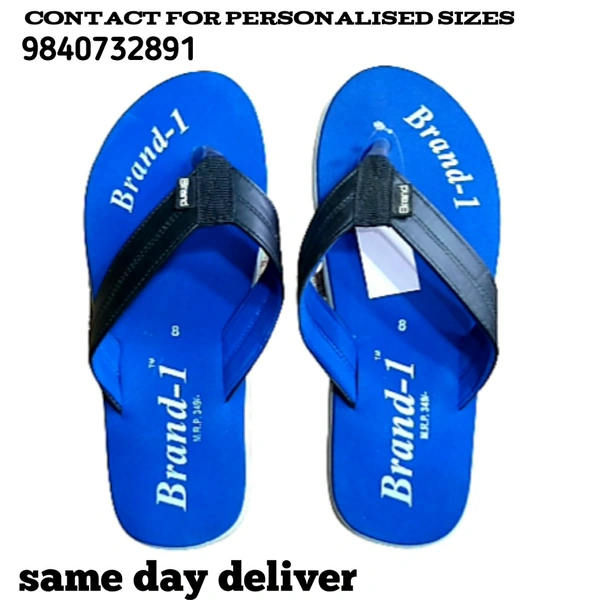 Brand 1 Men's Slipper - blue , 8