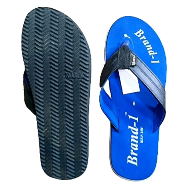 Brand 1 Men's Slipper - blue , 8