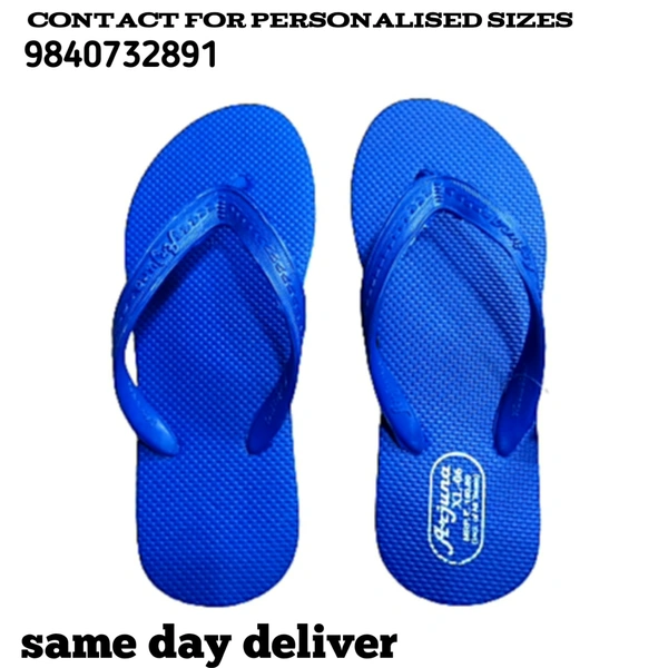 Men's Slippers  - blue , 8