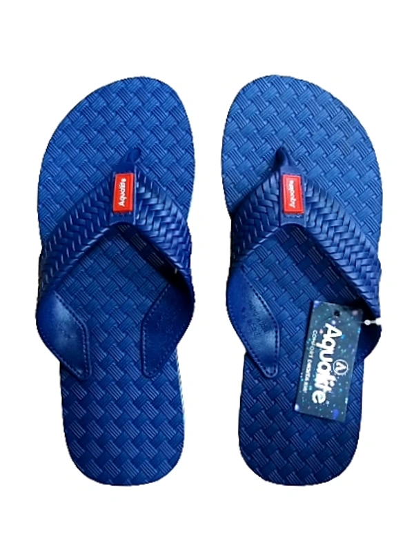 Aqualite Men's Slipper - navy , 8