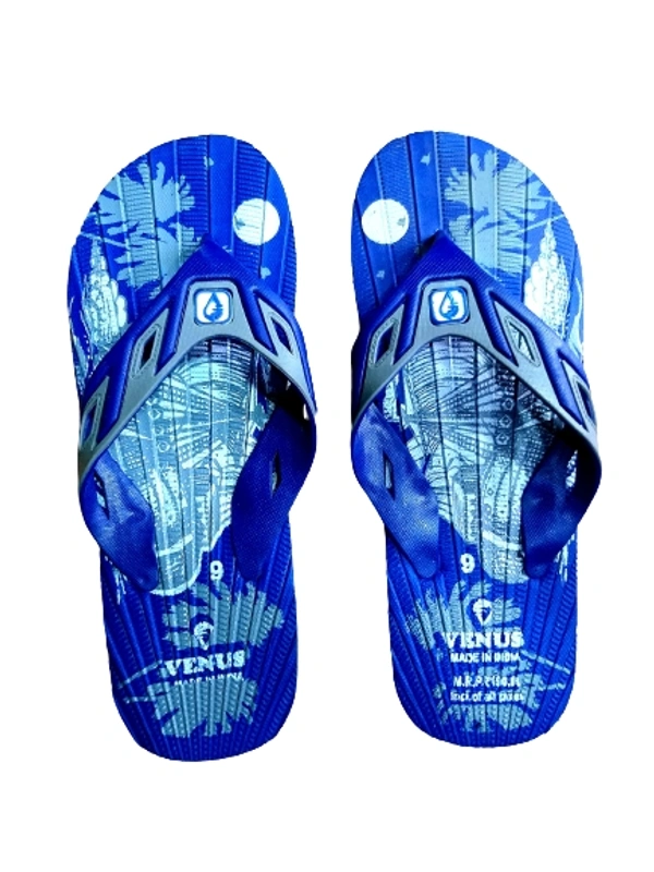 Venus Men's Slipper - blue , 8