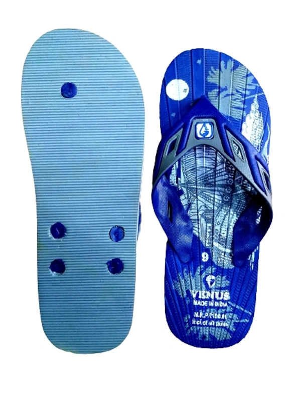 Venus Men's Slipper - blue , 8