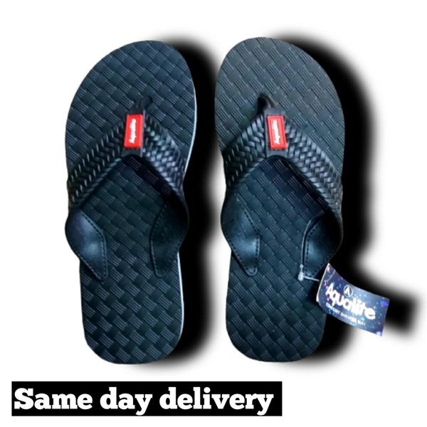 Aqualite Men's Slipper  - black, 8