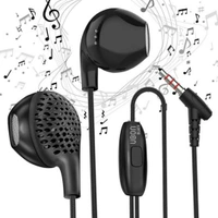 UB 300 pro Bass With Snake Cable Earphone  - Black , NA