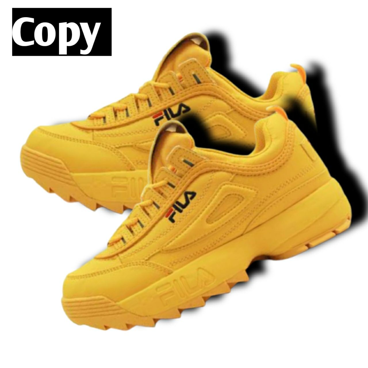 Fila shoes hot sale color yellow