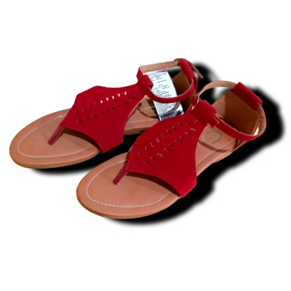 Flat Women  - Red, 38