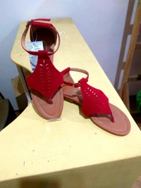 Flat Women  - Red, 38