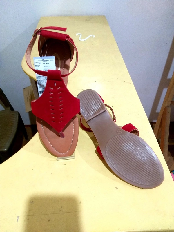 Flat Women  - Red, 38