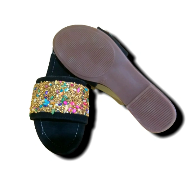 Flat Women  - Black , 38