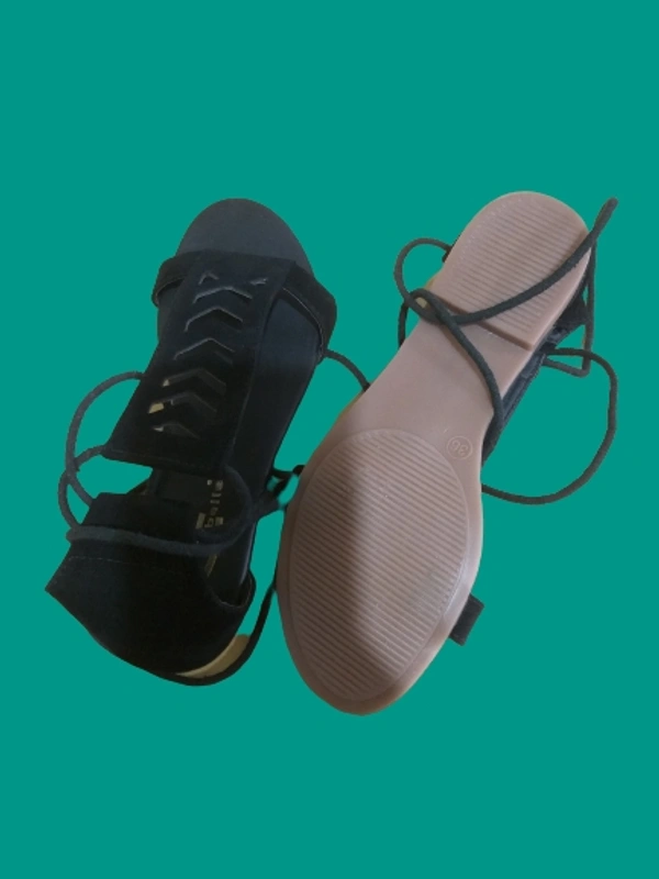 Flat women  - Black , 36
