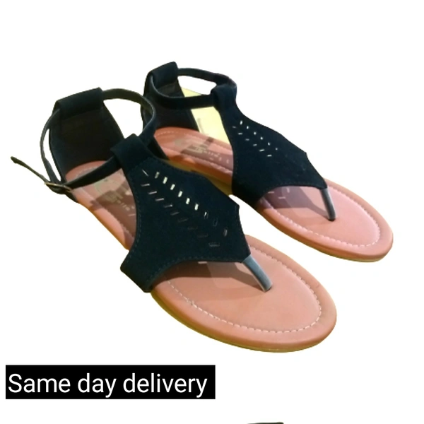 Flat women  - Black , 38