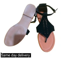 Flat women  - Black , 38