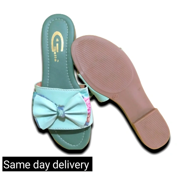 Flat women  - olive , 38