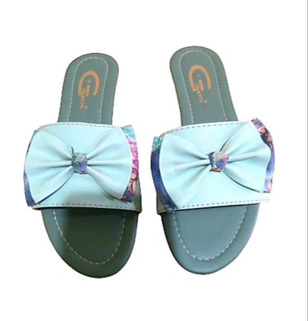 Flat women  - olive , 38