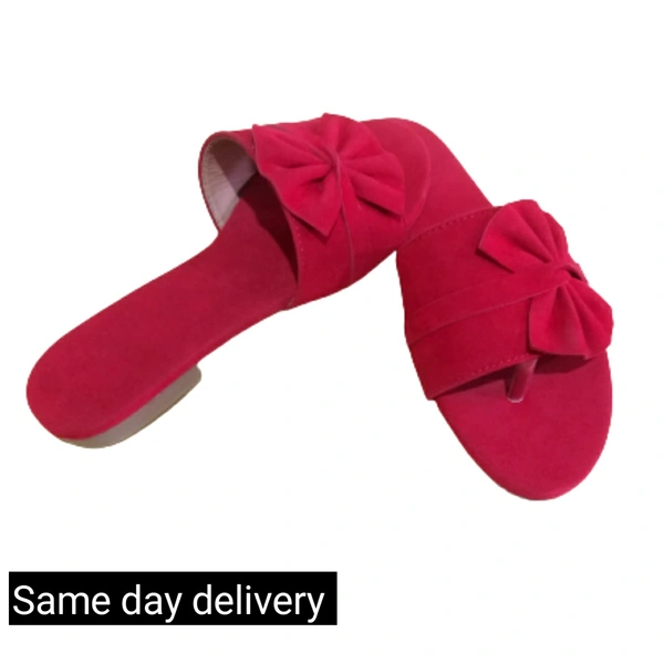 Flat women  - Red, 38