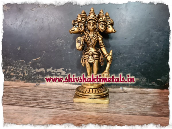 Panchmukhi Hanuman ji - 4.5 inch