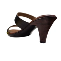 Maysun Women's Stylish Black Heeled Sandal - Black, 35