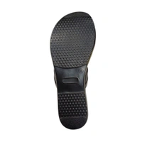 Pulse Women's Black Wedge Slip-On Sandals - Black, 37